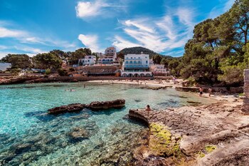 Cala Portinatx, en Ibiza (Restaurante