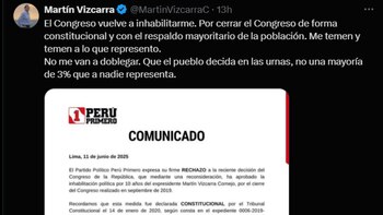 Martín Vizcarra se pronuncia por