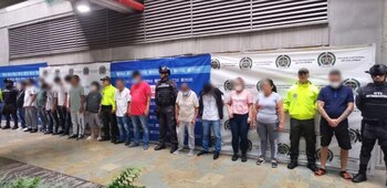 30 personas fueron capturadas en