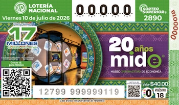 Créditos: Lotería Nacional