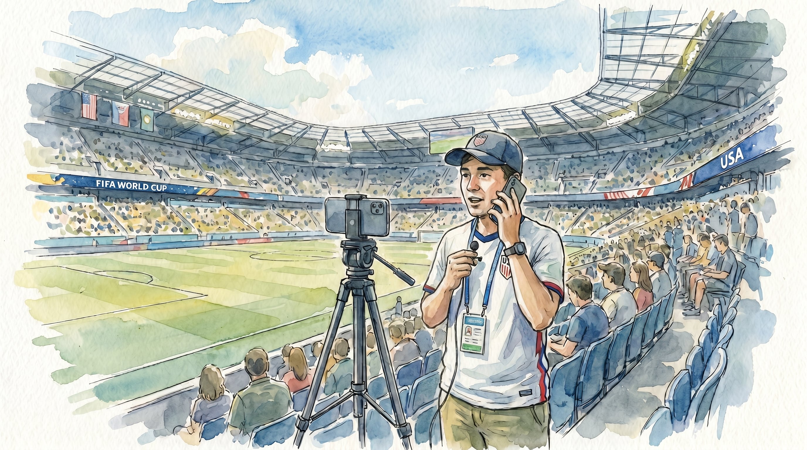 Las autoridades migratorias de Estados Unidos han endurecido los controles sobre la actividad de los influencers extranjeros durante el Mundial 2026 - crédito (Imagen Ilustrativa Infobae)