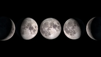 La luna muestra una parte distinta de su cara cada semana (Nasa)