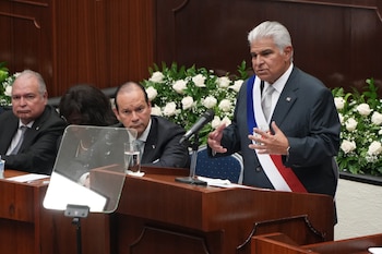 El presidente advirtió que el aumento de las detenciones en puertos chinos podría afectar la posición del registro panameño en el Tokyo MoU. EFE / Aris Mariota