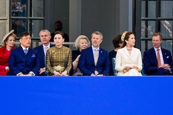Los reyes de Tailandia y Dinamarca en el cumpleaños del rey Carlos Gustavo de Suecia (Grosby)