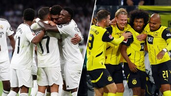 Real Madrid y Borussia Dortmund,