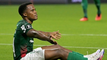 Jhon Arias fue figura con Palmeiras en la Copa Libertadores, y esto dijo la prensa brasilera: “Hizo vibrar al público”