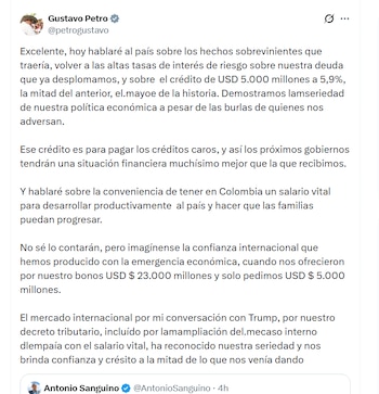 Petro anunció que continuará defendiendo
