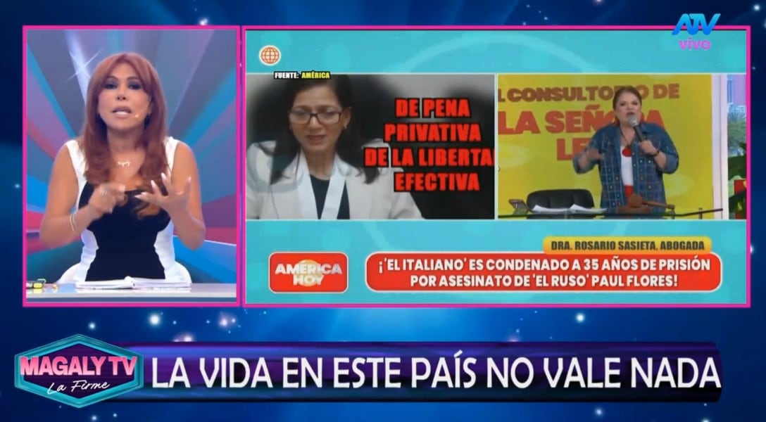 Magaly Medina critica la justicia peruana por reparación civil tras muerte de Paul Flores: “Se necesitan reformas del sistema judicial”. Captura: Magaly TV La Firme.