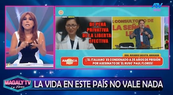Magaly Medina critica la justicia peruana por reparación civil tras muerte de Paul Flores: “Se necesitan reformas del sistema judicial”. Captura: Magaly TV La Firme.