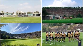 A Pedreira Pumas é única pela sua localização no sul do CDMX e pela sua inserção no ambiente vulcânico de Pedregal. (X/ @PumasMX)