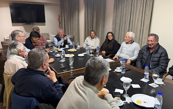 Luis Barrionuevo se reunió con 20 dirigentes sindicales