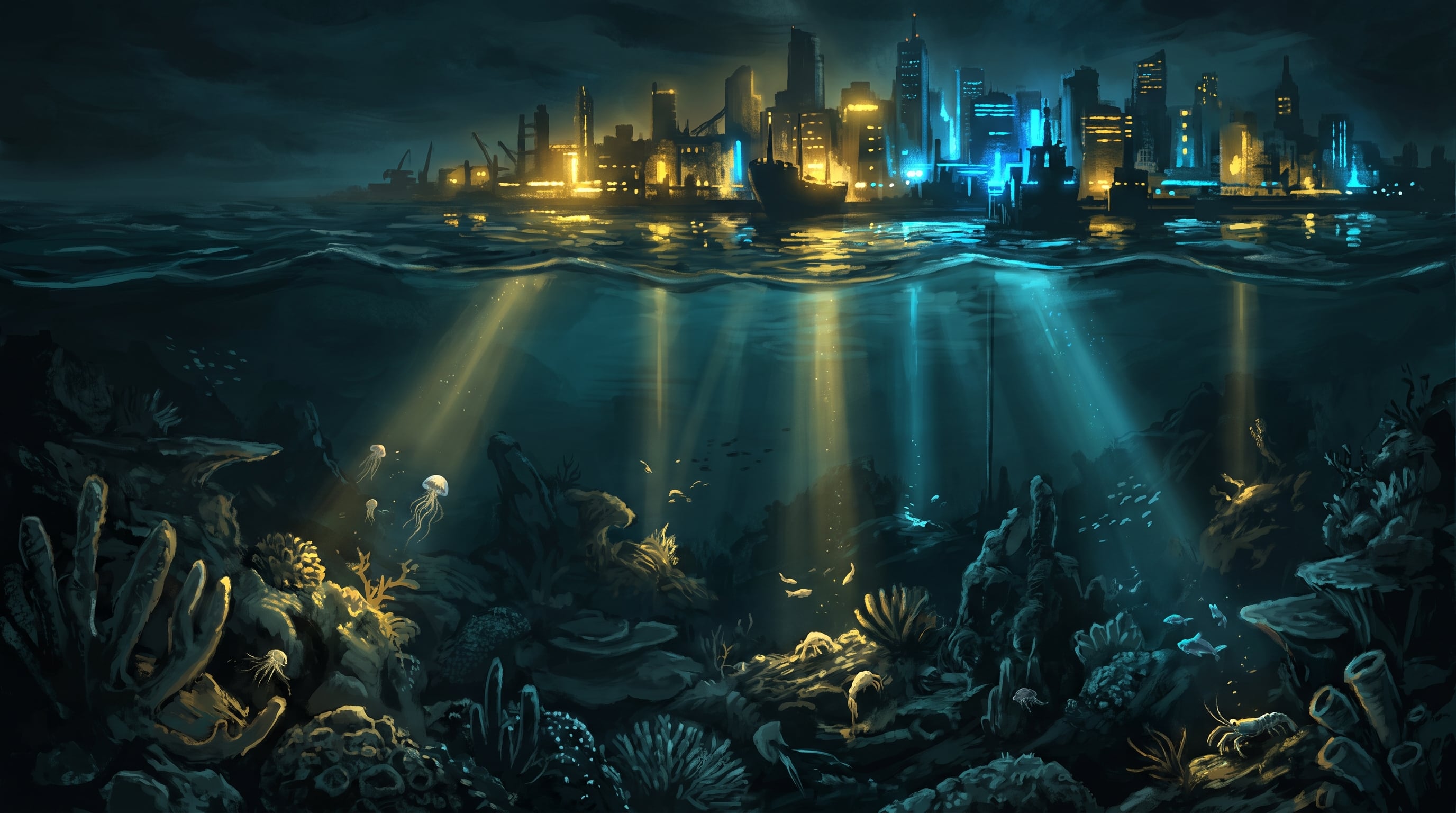 La Unión Europea omitió límites para la luz artificial marina en su directiva de protección de ecosistemas de 2008. (Imagen Ilustrativa Infobae)