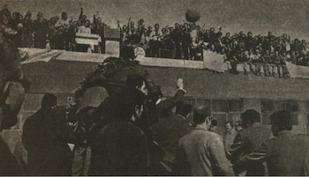 El multitudinario recibimiento en Ezeiza