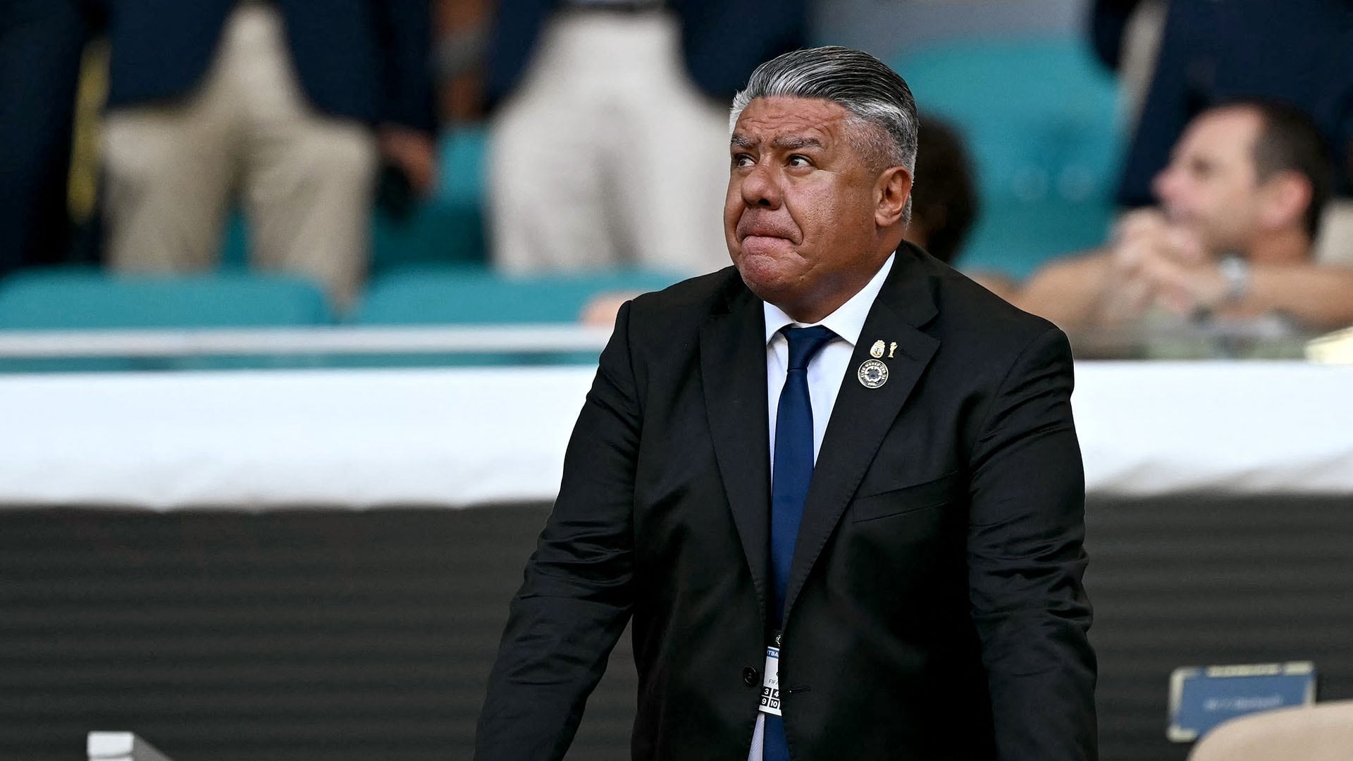 Claudio Tapia (Photo by PATRICIA DE MELO MOREIRA / AFP)