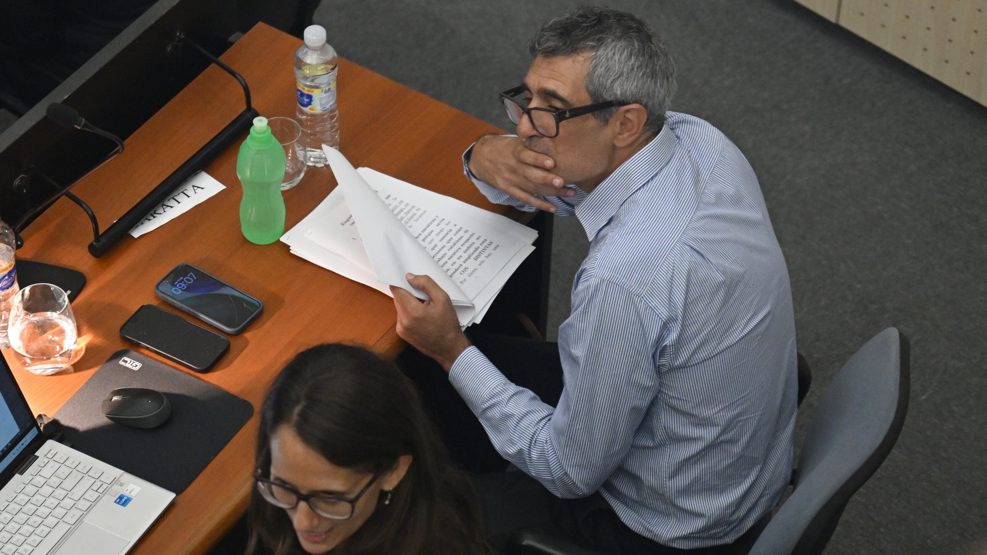 El ex funcionario de Planificación Federal Roberto Baratta, ex jefe del remisero Centeno (Fotografía: Maximiliano Luna)