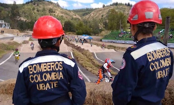 Unidades de Bomberos de Ubaté apoyan la atención de la emergencia registrada en la vereda Pueblo Viejo. - crédito Bomberos de Ubaté