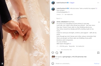 Post de Rute Cardoso en