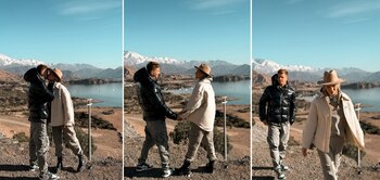 Las románticas fotos de Eva