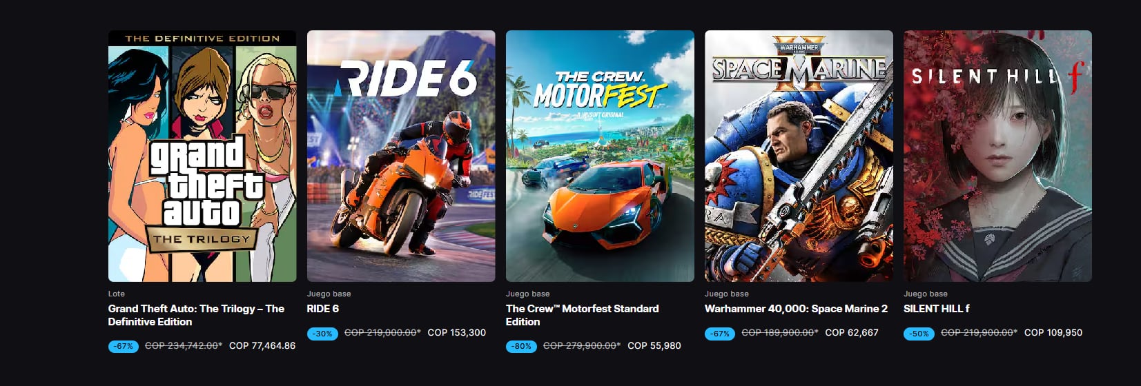 Los descuentos son por tiempo limitado. (Epic Games)