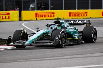 Fernando Alonso durante el GP