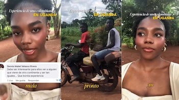 Mujer afrocolombiana en Uganda mostró cómo es tratada en el país africano: “Soy como un bicho raro”