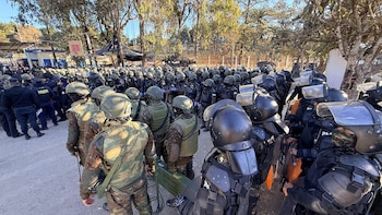 Las fuerzas de seguridad de