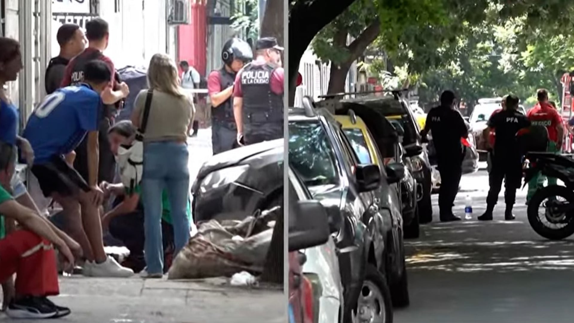 La movilización de patrulleros y personal médico alteró la rutina del barrio e intensificó la presencia de seguridad en la zona