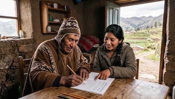 Analfabetismo en zonas rurales: una de cada tres adultos mayores no sabe leer ni escribir