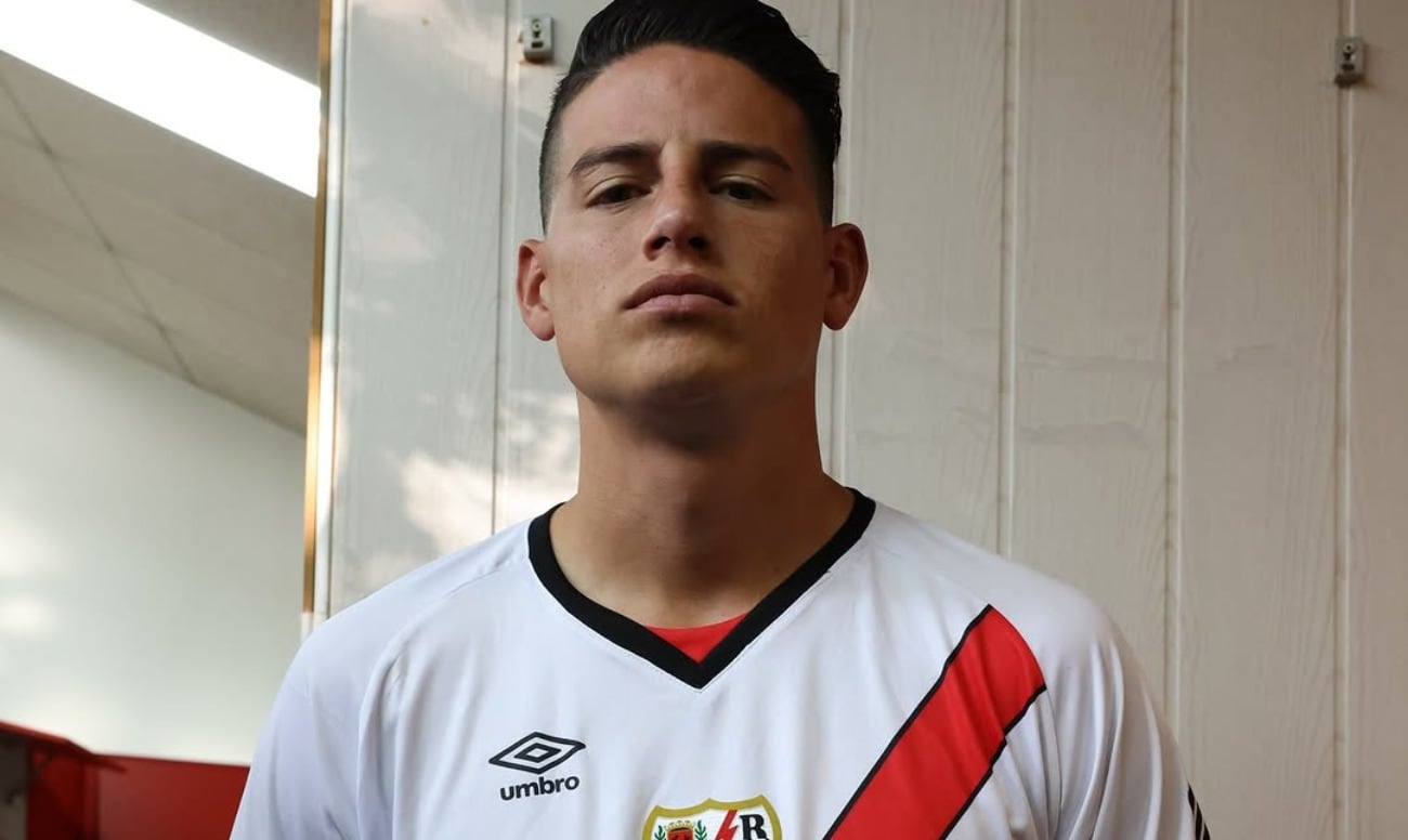 El último club europeo de James Rodríguez fue el Rayo Vallecano de España - crédito @jamesrodriguez10/Instagram