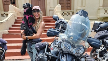 Durante una para en Santa