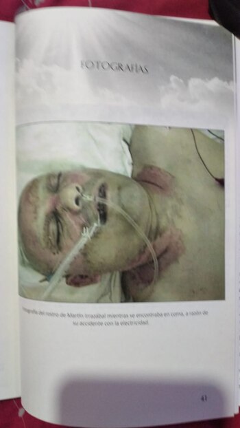 Martin Irrazabal mientras estaba en