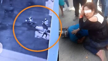 Una madre cubre la herida