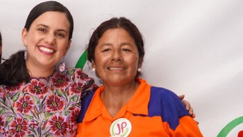 Verónika Mendoza e Isabel Cortez