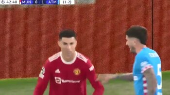 Rodrigo De Paul's kick to