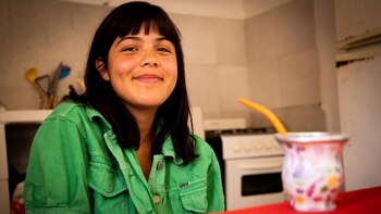 Victoria Mateluna, tras cumplir la