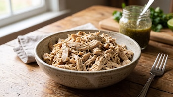 El error al deshebrar el pollo para las tostadas de tinga que le quita todo el sabor a la pechuga
