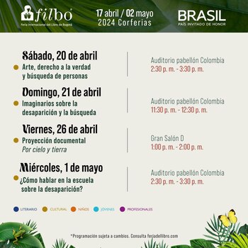 Cronograma de la Ubpd en