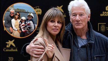 Las inusuales fotos de Richard Gere y Alejandra Silva con sus hijos en la celebración del 4 de Julio