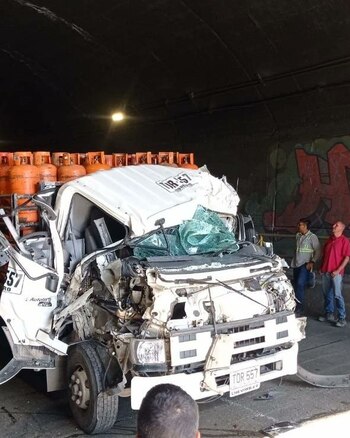 Accidente en la autopista Medellín-Bogotá