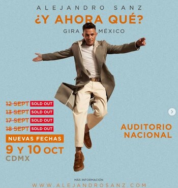 El artista español se presentará