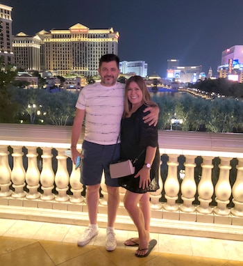 Fabián y Leticia durante un