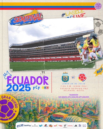 Afiche de la selección Colombia