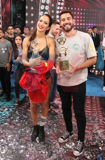 Flor Vigna y Nicolás Ochiato