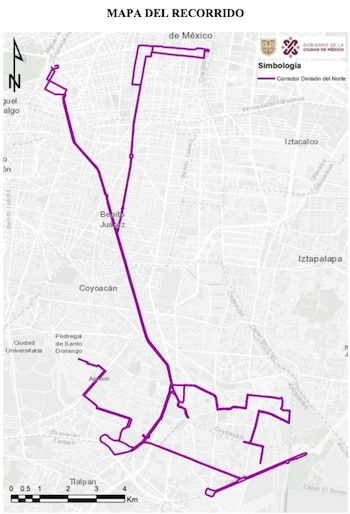 El corredor recorrerá aproximadamente 98.63