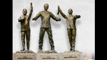 En un acto de valentía