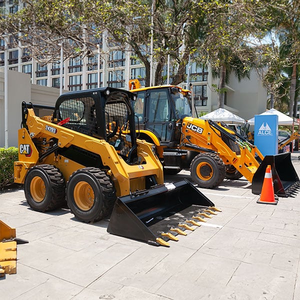 Durante el evento también se exhibe maquinaria y equipo utilizado en el sector construcción./(CASALCO)