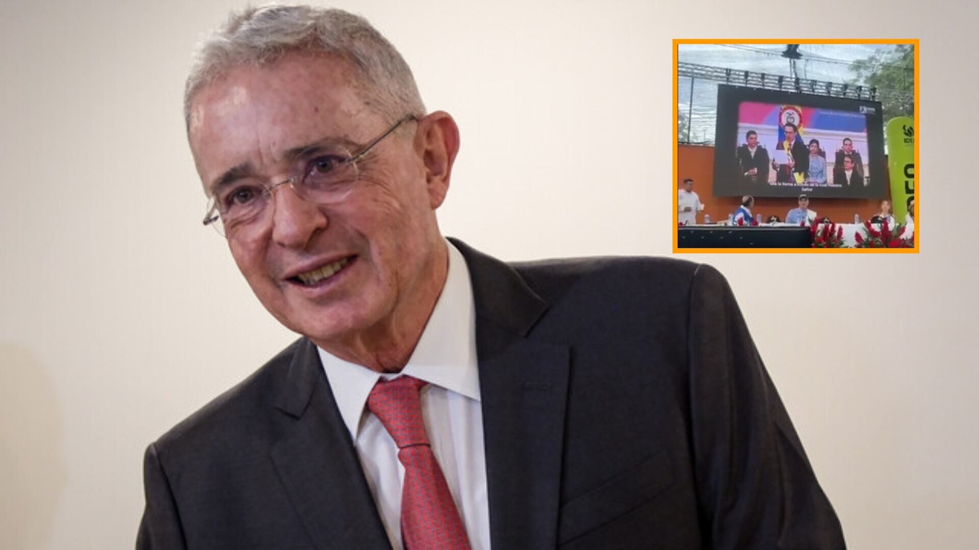 El evento, que reunió a cerca de 500 personas, se transformó en una muestra pública de respaldo político y emocional hacia el exmandatario, en un contexto marcado por la polarización y la vigencia de su figura en la vida pública colombiana - crédito Colprensa