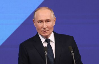 El mandatario ruso, Vladimir Putin
