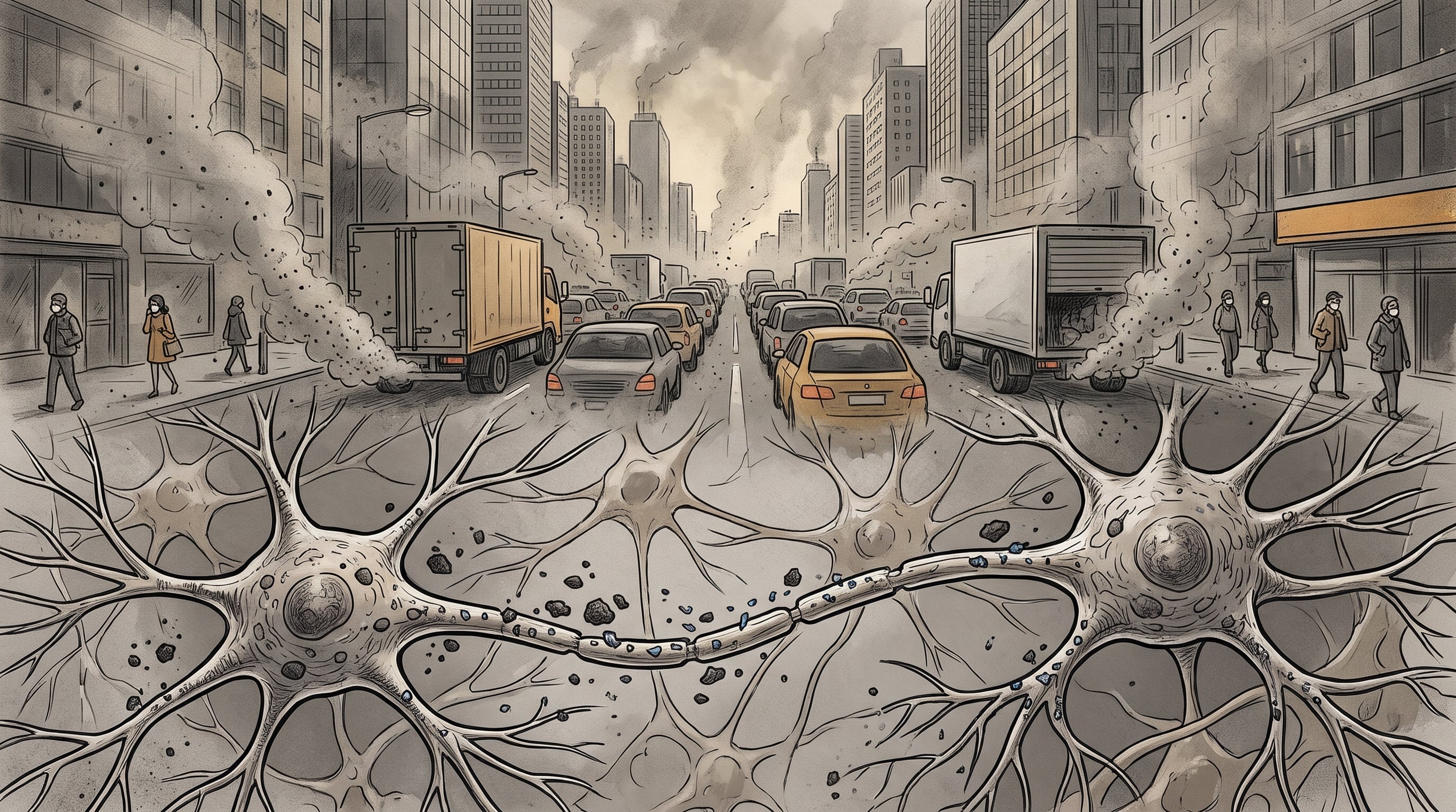 La exposición a contaminantes ambientales se asoció con un envejecimiento biológico acelerado y cambios en el volumen cerebral, aunque el estudio no estableció una relación causal (Imagen Ilustrativa Infobae)