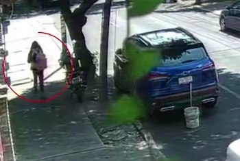 La adolescente de 13 años fue vista por cámaras de vecinos pero se perdió su rastro Foyto: Especial